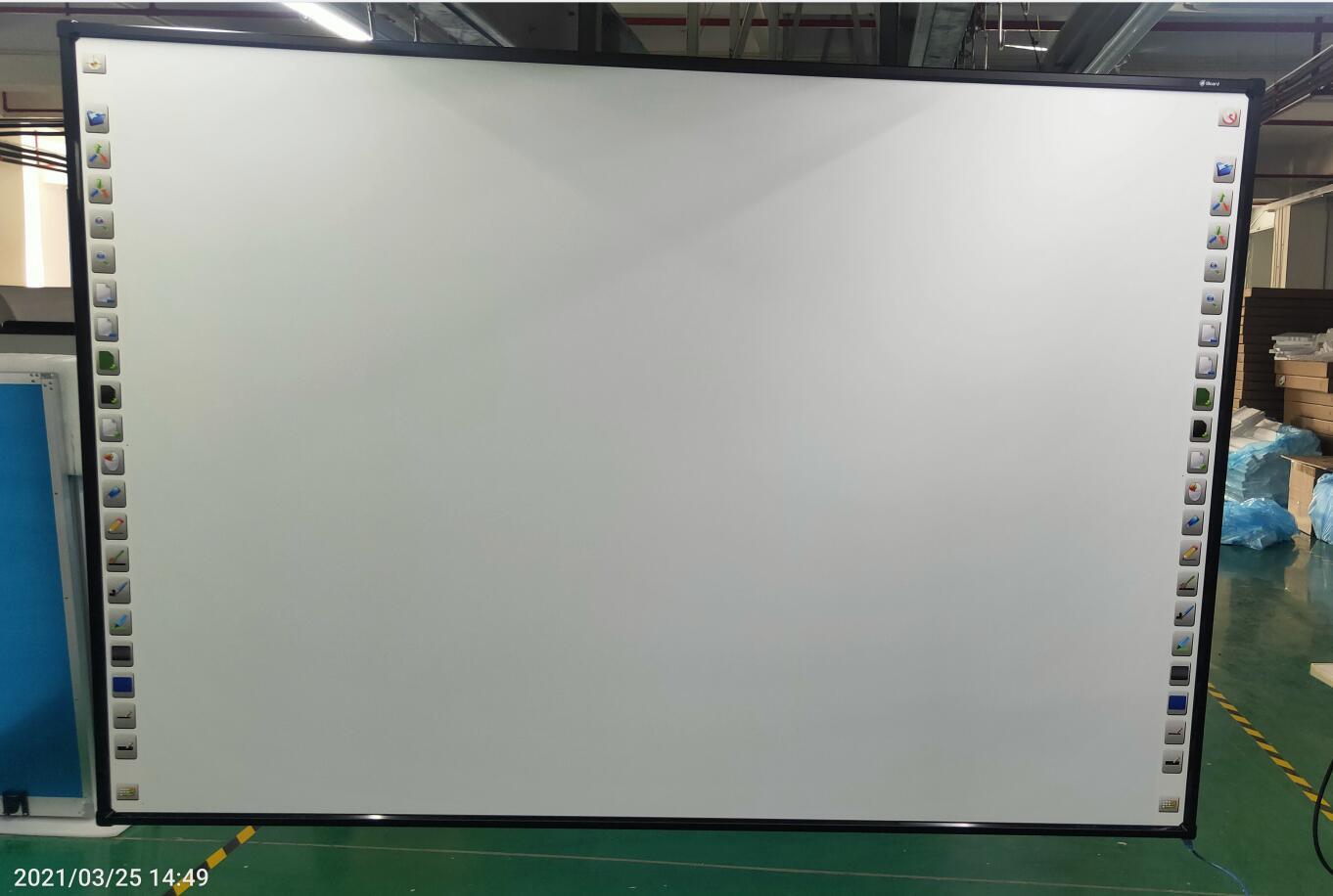 infrared touch factory sell 82 84 86 inch smart white boards projection boards with usb cable for school teaching meeting room primary secondary class