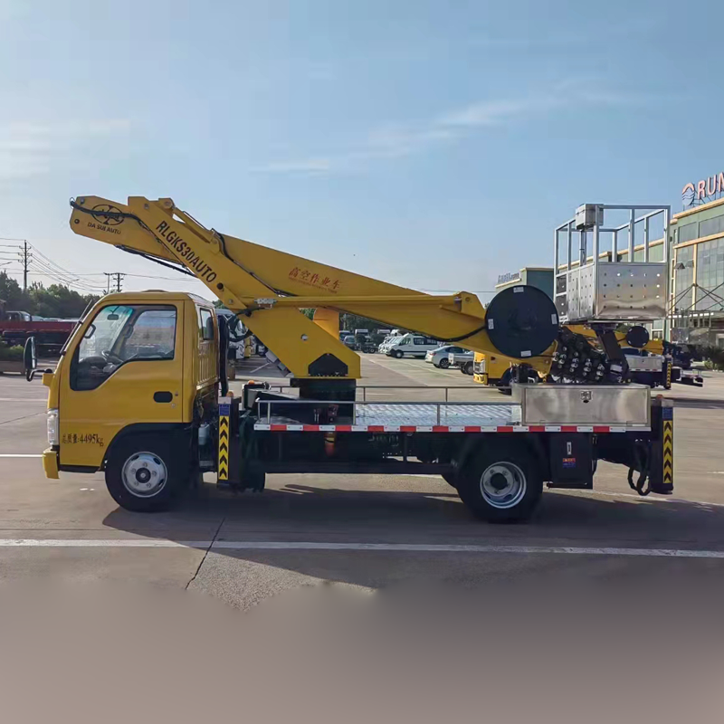 Isuzu Single Row Telescopic Arm High-altitude Operation Truck Overhead-working-truck aerial Platform Truck