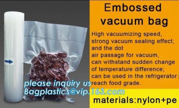 Embossing Plastic Vacuum Packing Pouch Embossed Food Vacuum Sealing Storage Bag