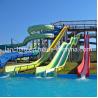 Buy cheap Freefall Double Lane Water Slide LANCHAO-WS21 For Theme Aqua Park from wholesalers
