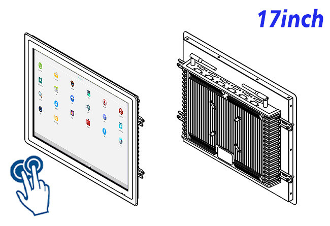 17-Inch Integrated Android Touch Screen for Security Systems and Logistics Monitoring