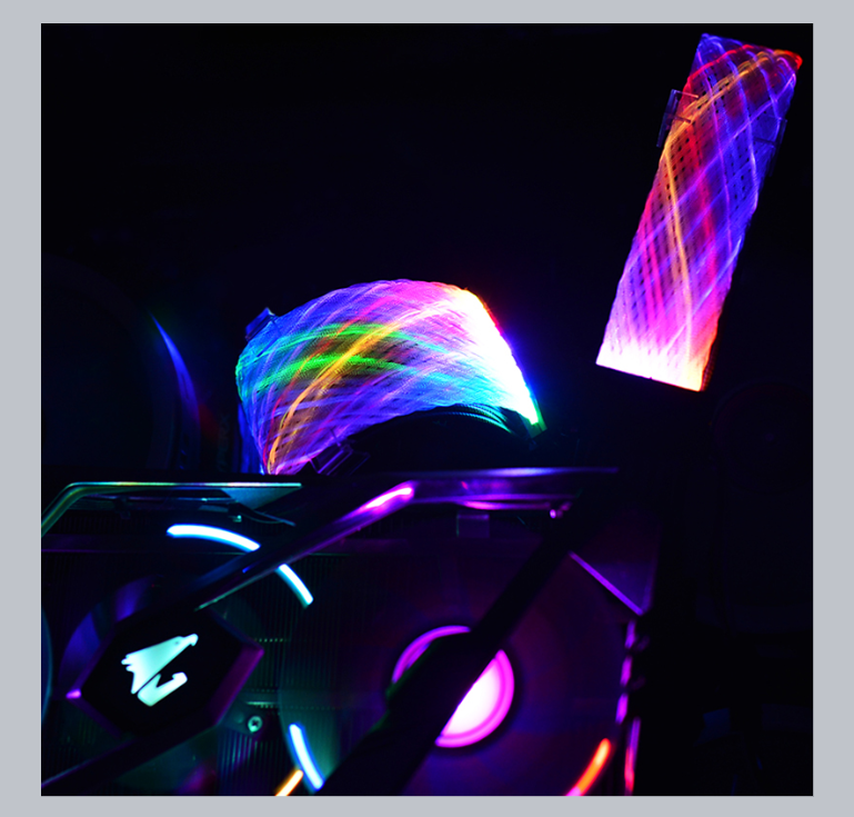 24Pin RGB Extension Cable Neon Light cable for Gaming PC Single headlight