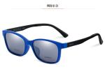  Blue Brown Clip On Eyeglasses Optical Frames Women Men Ultra Lightweight Manufactures