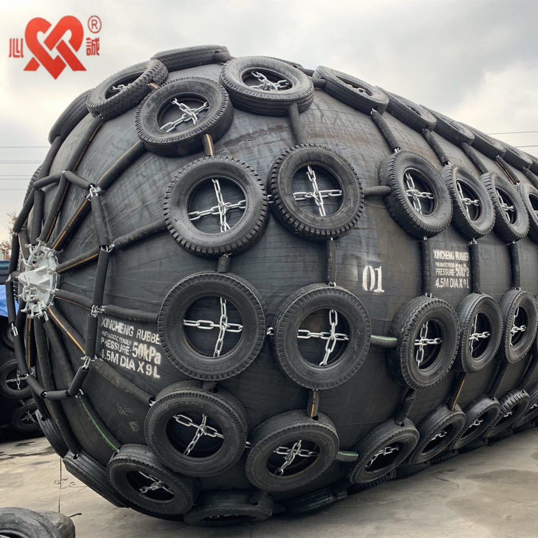 High Pressure Black Inflatable Marine Bumpers Easy Installation