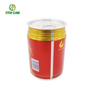 310ml Round Beverage Packaging Tinplate Can CMYK Printing