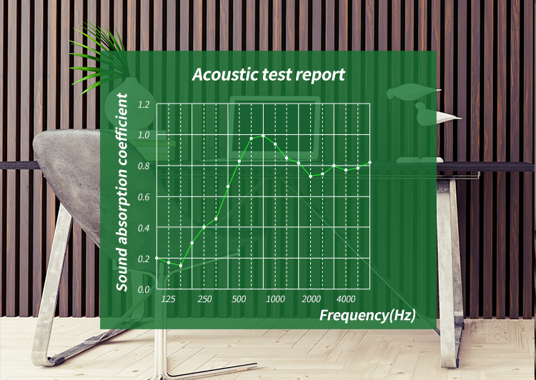 Fireproof Wood Finish Polyester Fiber Panel Perfect for Contemporary Office Building