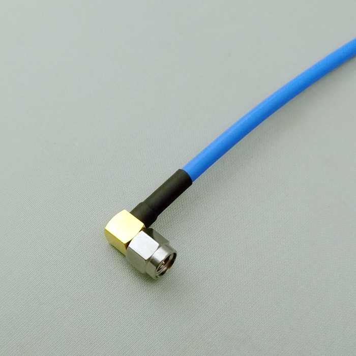 FEP Semi Flexible Coaxial Cable SMA RA Microwave 141 Cable 18GHz Frequency