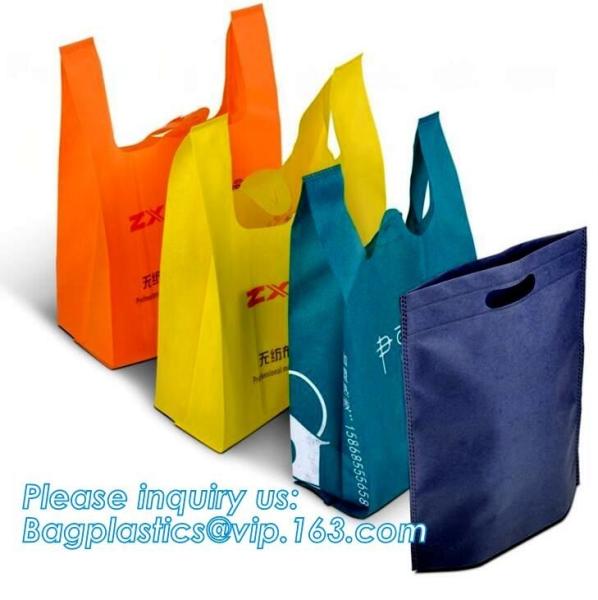 Hot Sale Recycled Metallic Gold Laminated Non Woven Bag, small black package