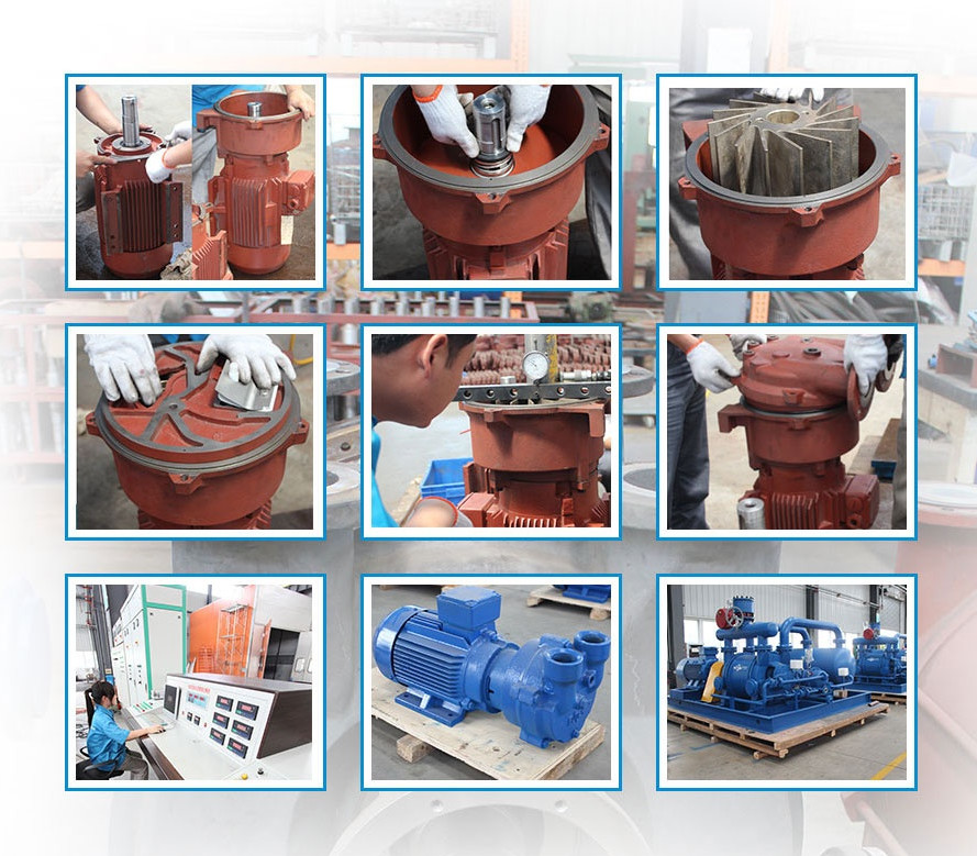 2FV6 240 Liquid Ring Vacuum Pump Direct Coupled Water Ring Vacuum Pump With Explosion - Proof Motor