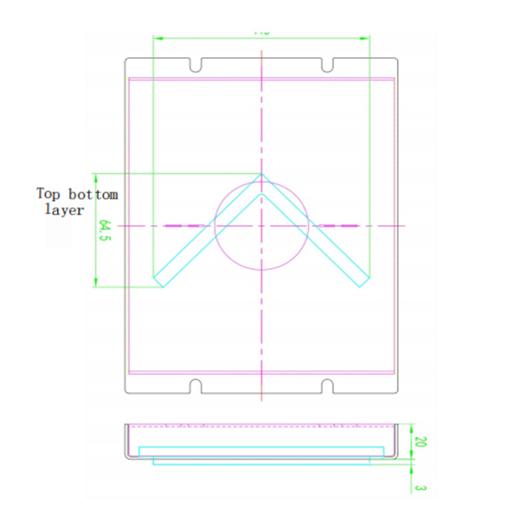 Elevator Spare Parts Organic Glass Elevator Lift Hall Lantern Arrival Lantern