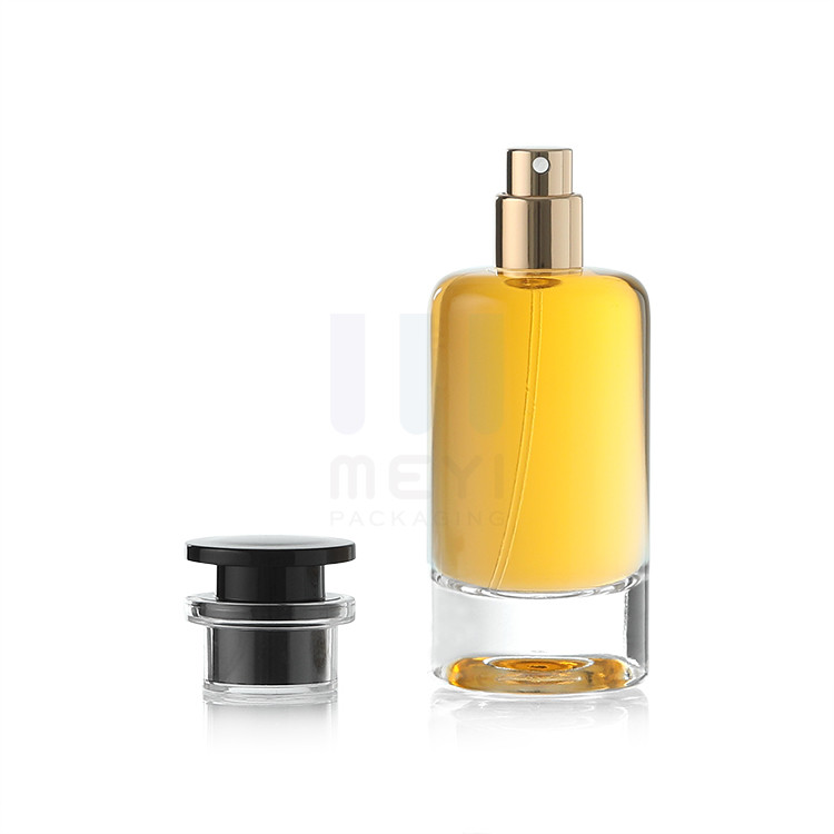 Glass/Plastic Perfume Bottle Packaging 30ml/50ml/100ml Capacity Round Shape