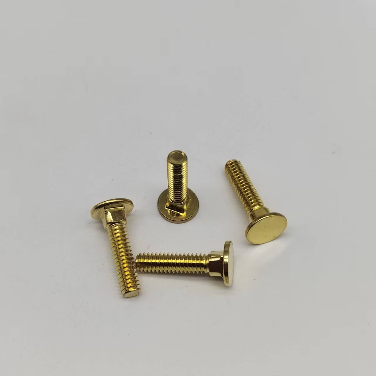 Copper Square Neck Head Screws Copper Square Neck Head Screws #8-32 Fine Teeth Screws For Electronic Equipment