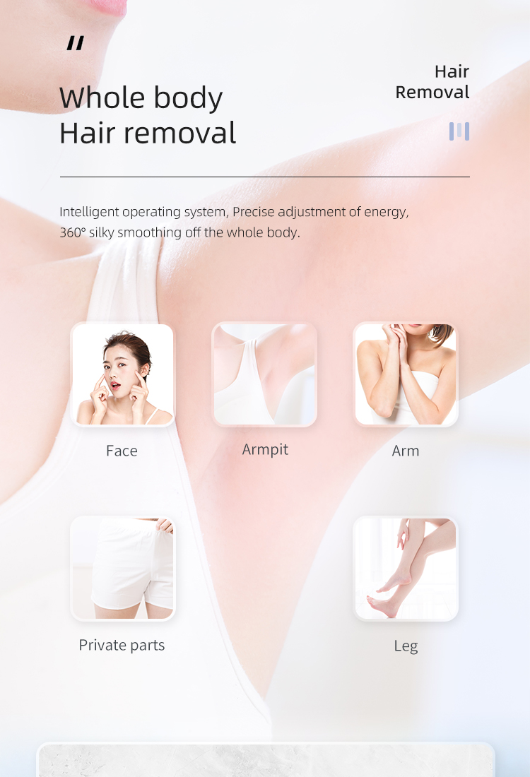 Portable 808nm Diode Laser Body Hair Removal Laser Diode Epilator Machine Beauty Equipment