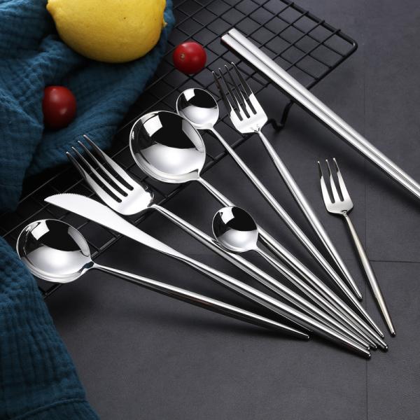 Hotel Banquet Tableware NC099 Stainless Steel Cutlery Set Flatware Set