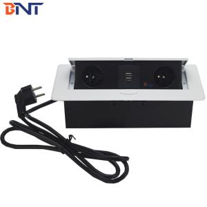 Available Customized Made As Required Desktop Hidden Outlet With USB Charger