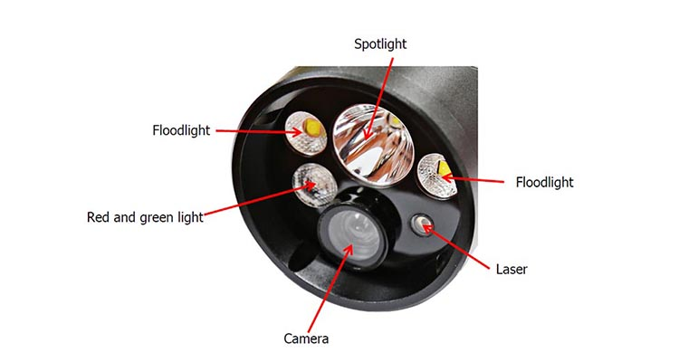 IP66 Rechargeable led DVR Camera flashlight HD 1080P torch camcorder with LCD screen WiFi and GPS