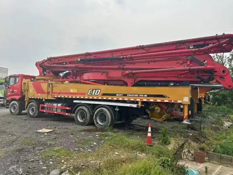 Good Origional Condition 95% Near New Pump 2020 Sy 62m Concrete Pump Batching Plant Used Heavy Equipments