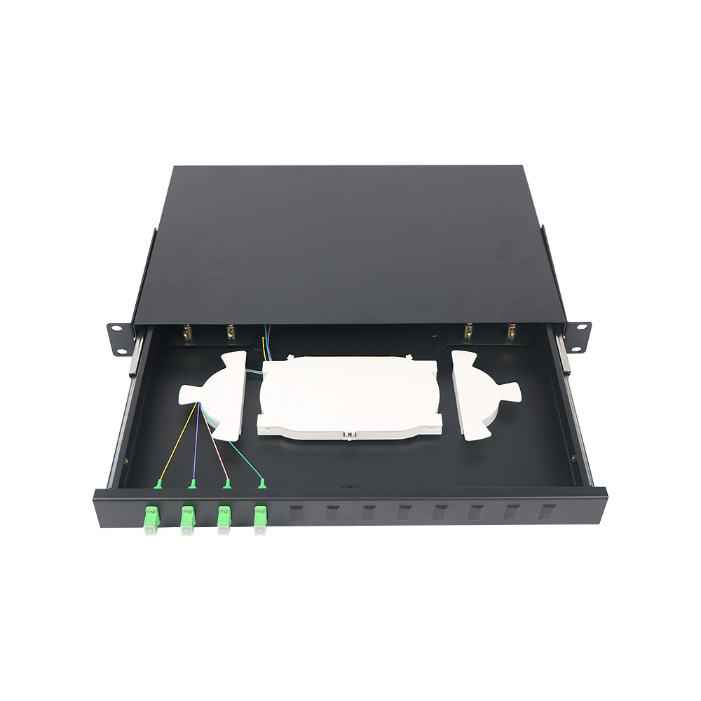 12 Port 4 Core Drawer Type ODF Optical Distribution Box And Patch Panel