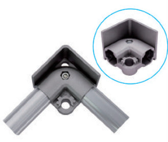 Dark Gray Aluminum Pipe Joints Al37 Smooth Surface For Castors