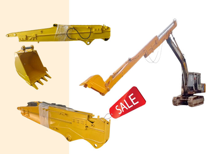 Long Reach Excavator Telescopic Arm For CAT HITACHI KOMATSU ZOOMLION