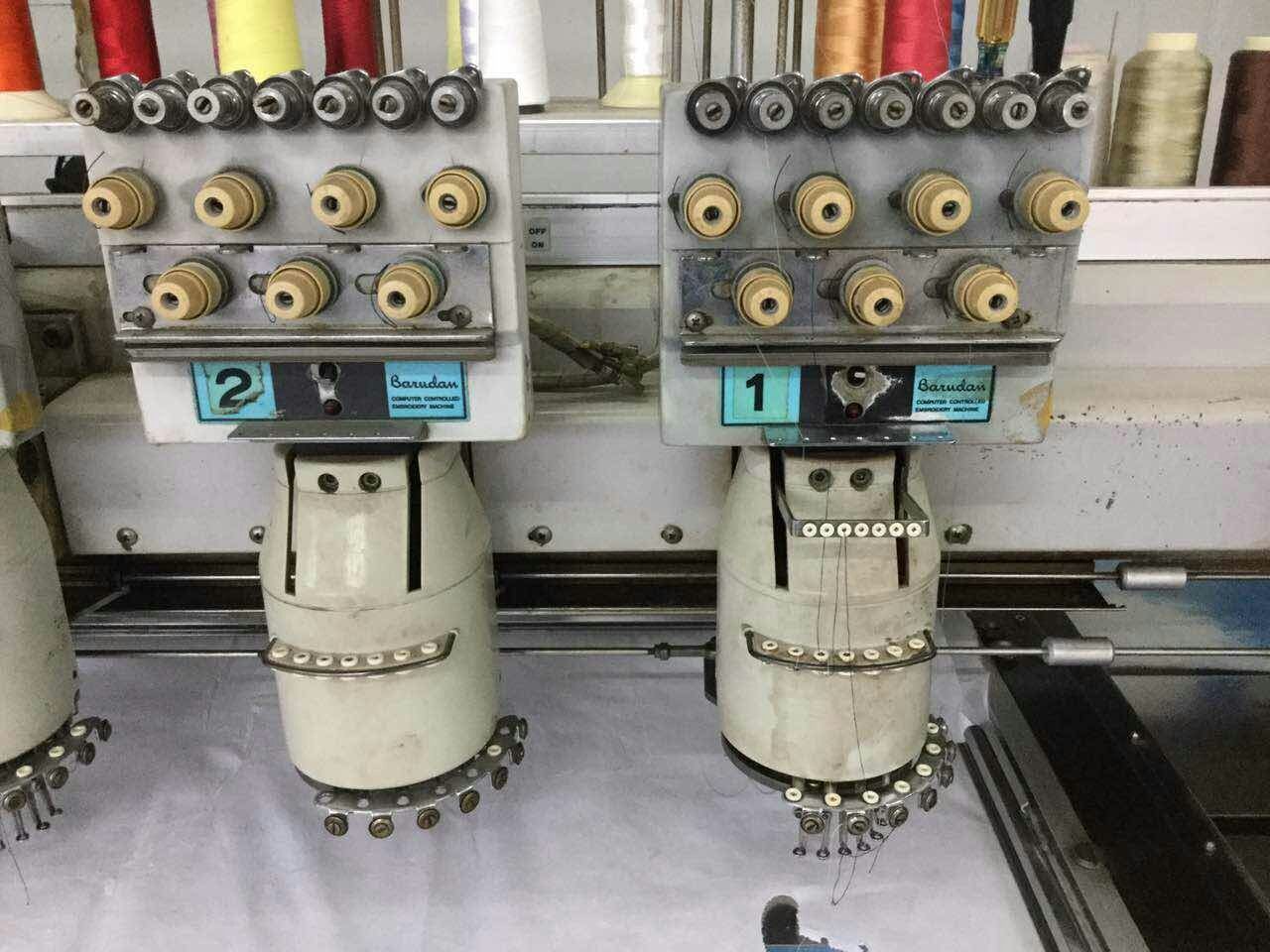 Barudan Second Hand Computerised Embroidery Machine 7 Needles 220V