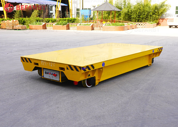 Electric Rail Guided 2000kg Weight Transfer Cart