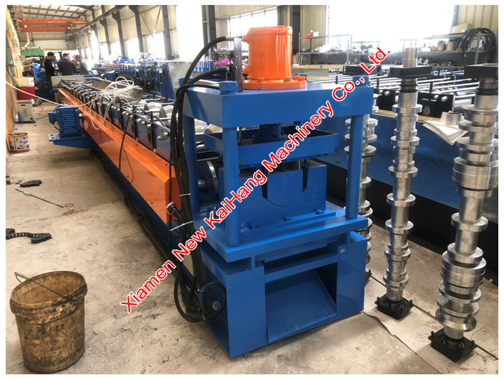 Full Automatic Roof Gutter Roll Forming Machine With 12 Months Warranty