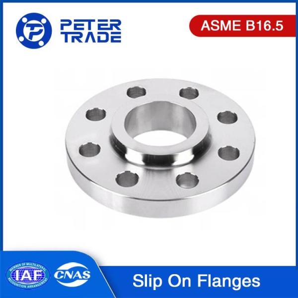 Slip On Pipe Flanges ASME B16.5 Class 600LB Carbon Steel A105 SORF For Chemical