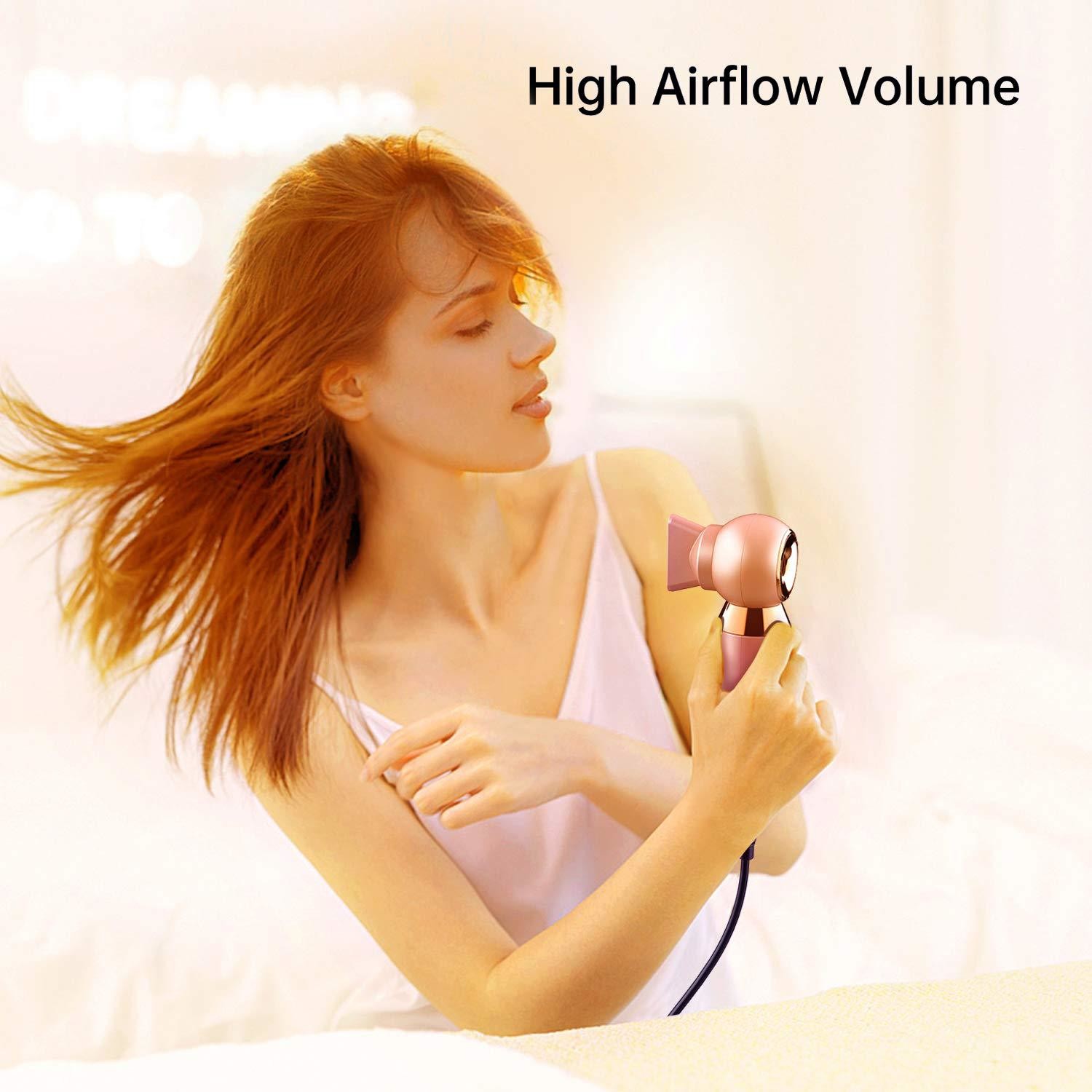 Mini 2 Meter Wire One Step Portable Hair Blow Dryer