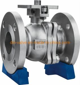  ANSI CLASS 150-900 Straight Through Type Flange End Ball Valves with High Mount Pad Manufactures