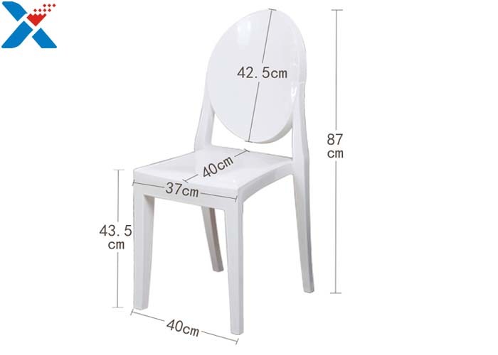 Nordic Acrylic Desk Organizer Clear Transparent Acrylic Chair For Wedding