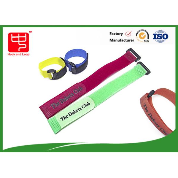 Quality Printing Hook & Loop Fastener / Custom Logo  Cinching Straps for sale