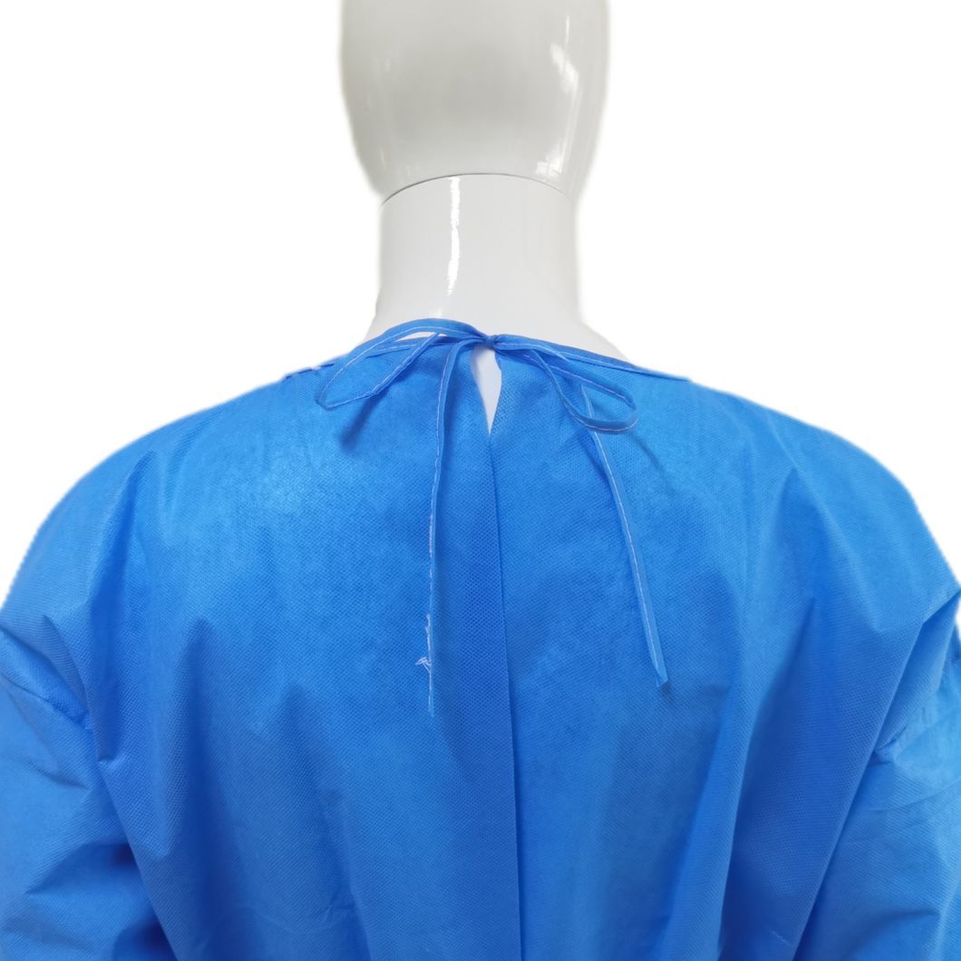 Visit Gown Anti-Static Waterproof Wholesale Factory AAMI Level 1/2/3 Disposable Isolation Gown