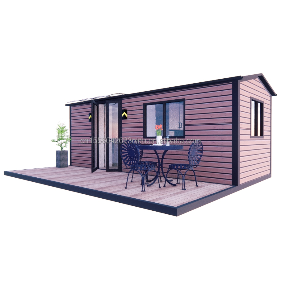 Modern Design Modular Steel Container House Prefabricated Flat Pack for Outdoor Aluminum Alloy Windows Included in Design