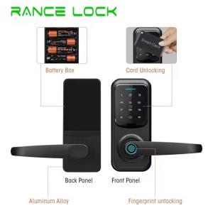  Aluminum Alloy Biometric Access Door Lock Security Smart Bathroom Lock 178*65*26mm Manufactures