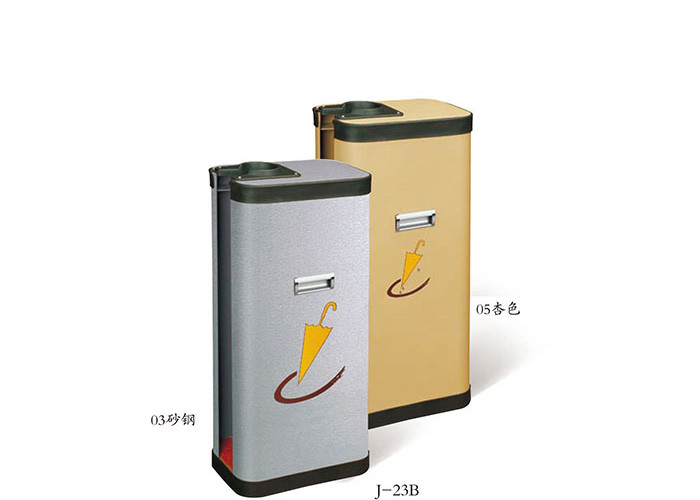 Silver / Gold Automatic Umbrella Bag Dispenser and Hotel Room Umbrella Stand With Lock Holds Up to 18-36 Umbrellas