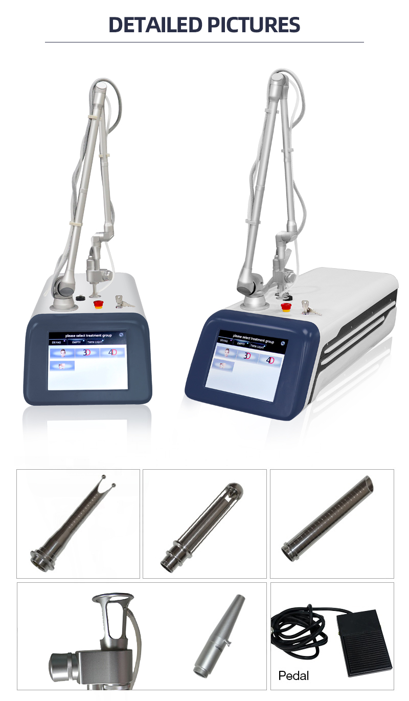 20mm Spot Fractional Co2 Laser Machine for Acne Removal and Skin Rejuvenation