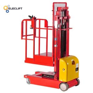 220V PLC Control Electric Order Picker Machine CE ISO9001