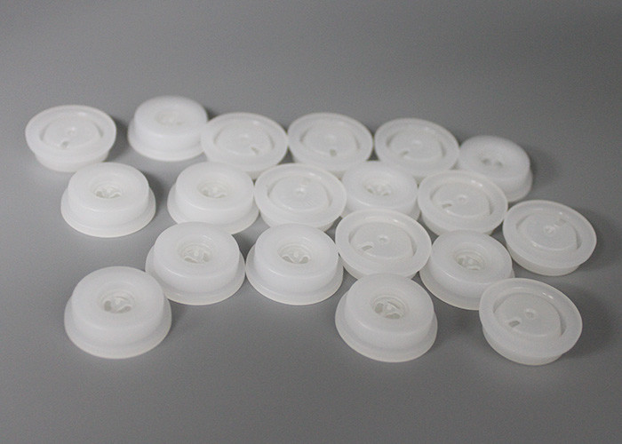 Small Plastic One Way Degassing Valve / Food Grade Silicone One Way Ventilation Valve