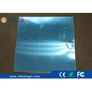 4900LM Silver Aluminum Frame LED 48W Panel Light Square 600 * 600 * 10 MM 80 LM