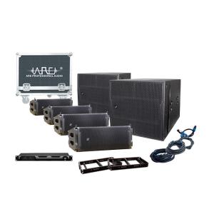 ARE Audio Line Array Set Professional Audio System Waterproof Speaker Dual 8