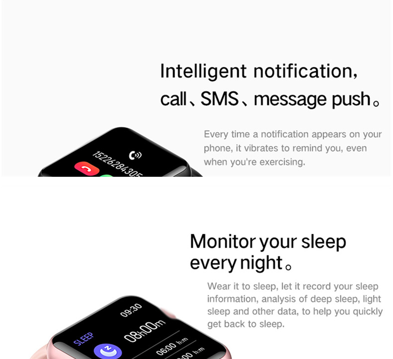 P10 smaRT watch 1.3" OLED 240*240 Sport Fitness WatchCase Clock Bluetooth Android Gel Camera Smart Bracelet