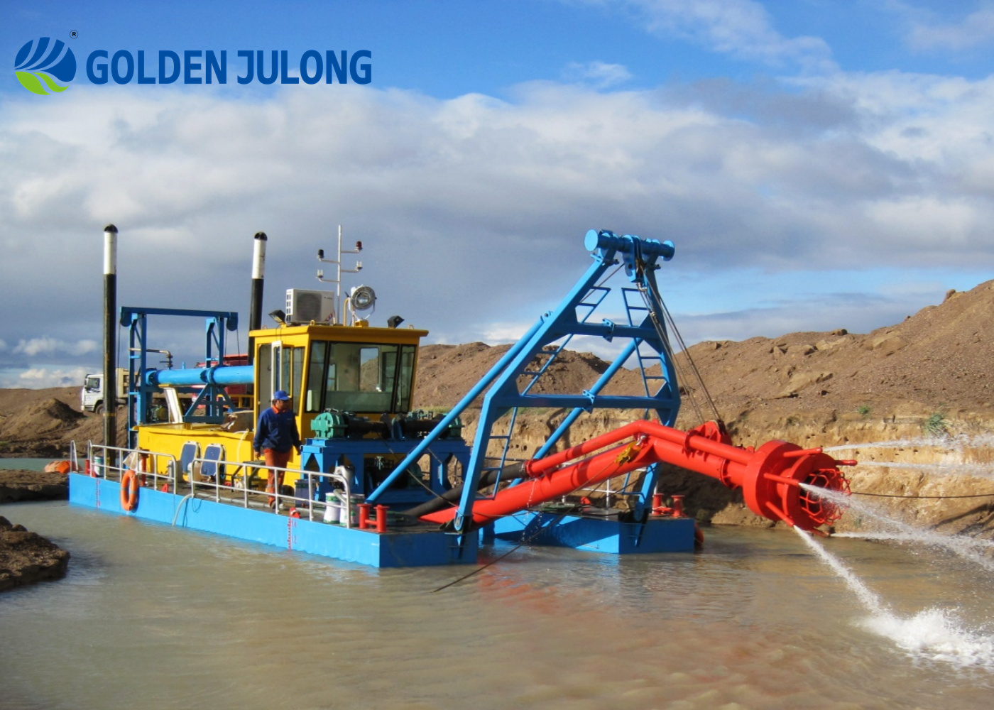 Jet Suction Dredger With Stable Performance Dredging Machinery Modular Design