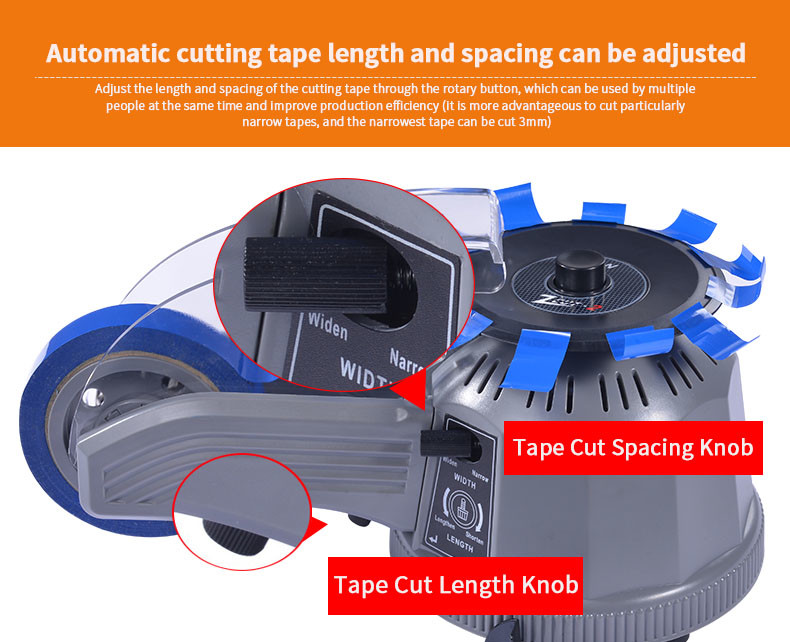 Transparent Turntable Tape Dispenser 25w Adhesive Tape Dispenser