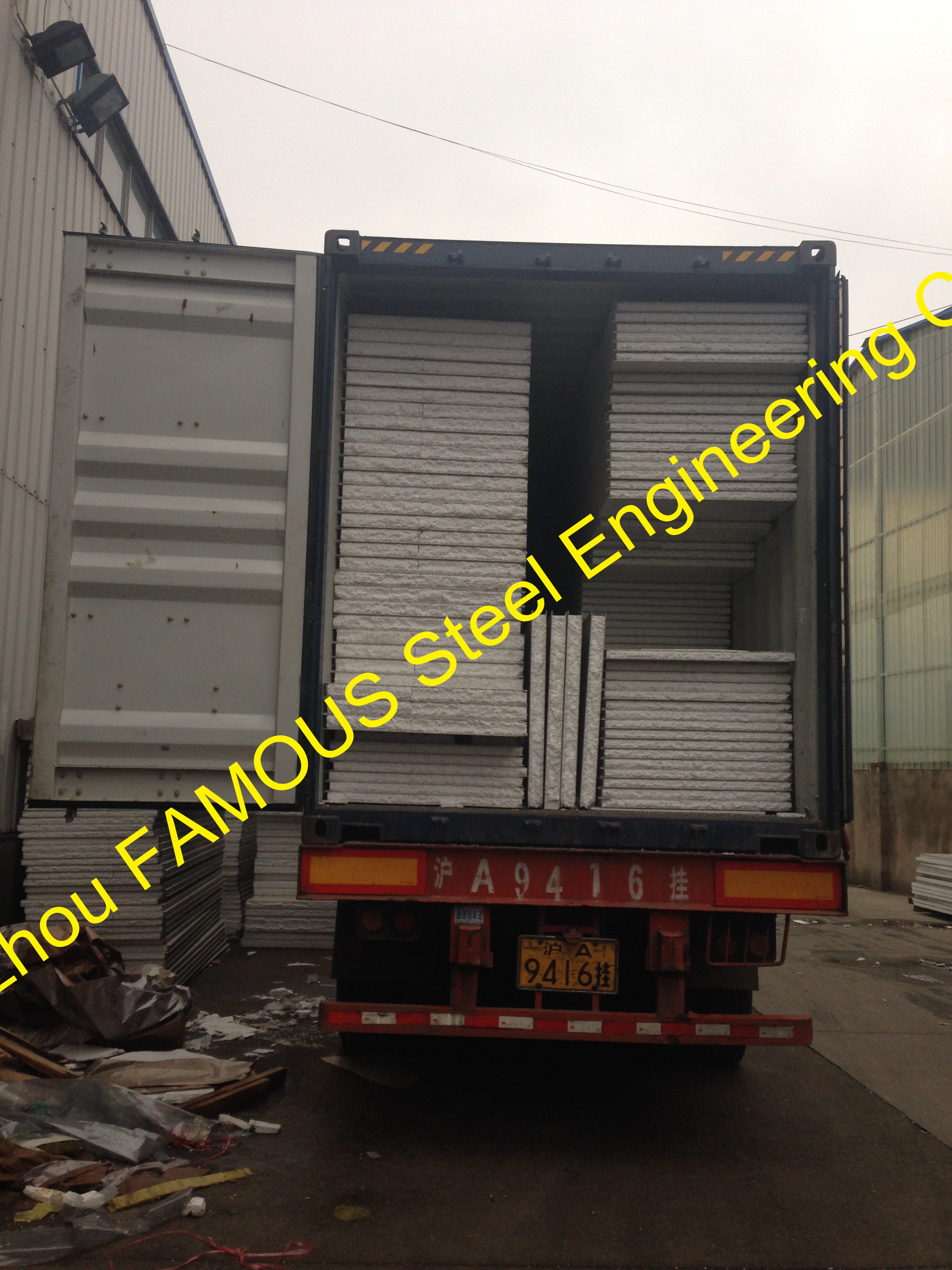 EPS Roofing Insulated Sandwich Panels Light Weight with 970mm