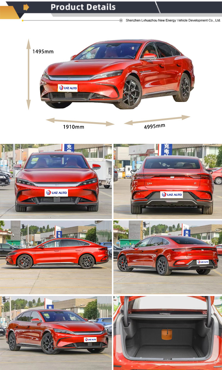 Maximum Power 150kW BYD Han EV Champion Electric Car for 2024 's Energy Vehicle Market