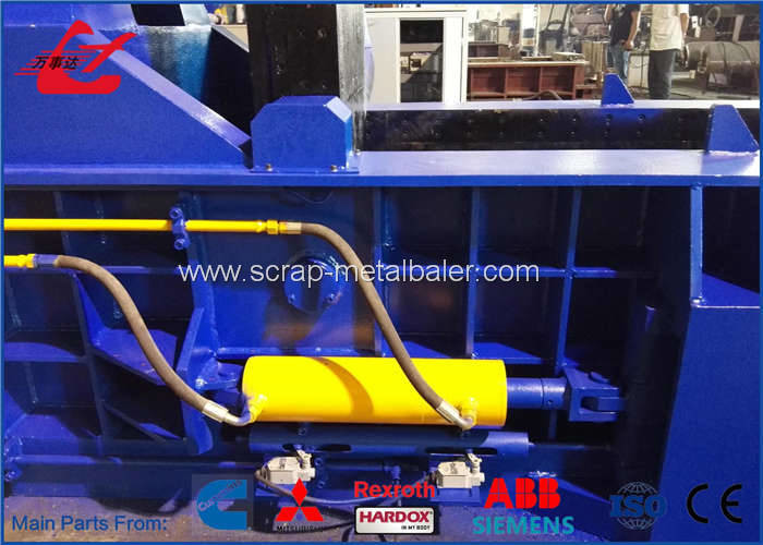 Aluminum Sheets Scrap Metal Baler Compactor With 125 Ton Press force