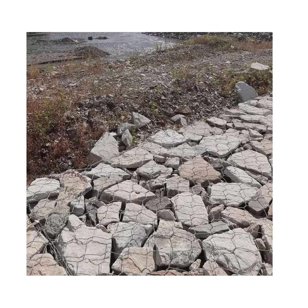 Erosion Control Hexagonal Heavy Zinc Gabion Wall Cages For Retaining Wall