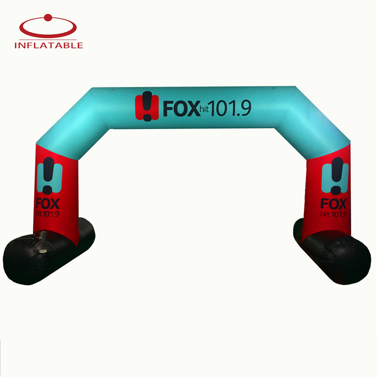 Outdoor Event Inflatable Finish Arch Waterproof With Custom Printing