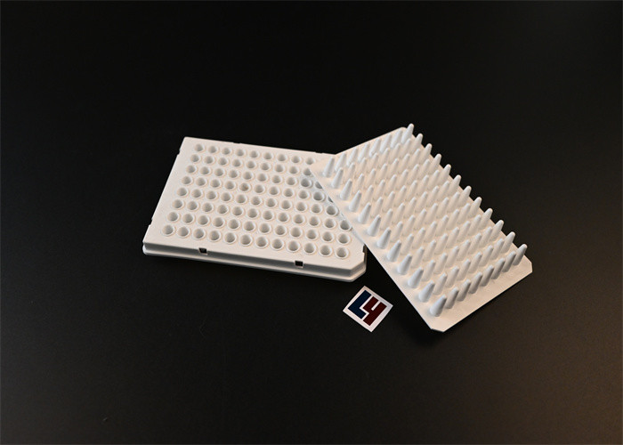 PCR plate skirted, PCR plate non-skirted, Lingyao OEM manufacturer, medical injection products